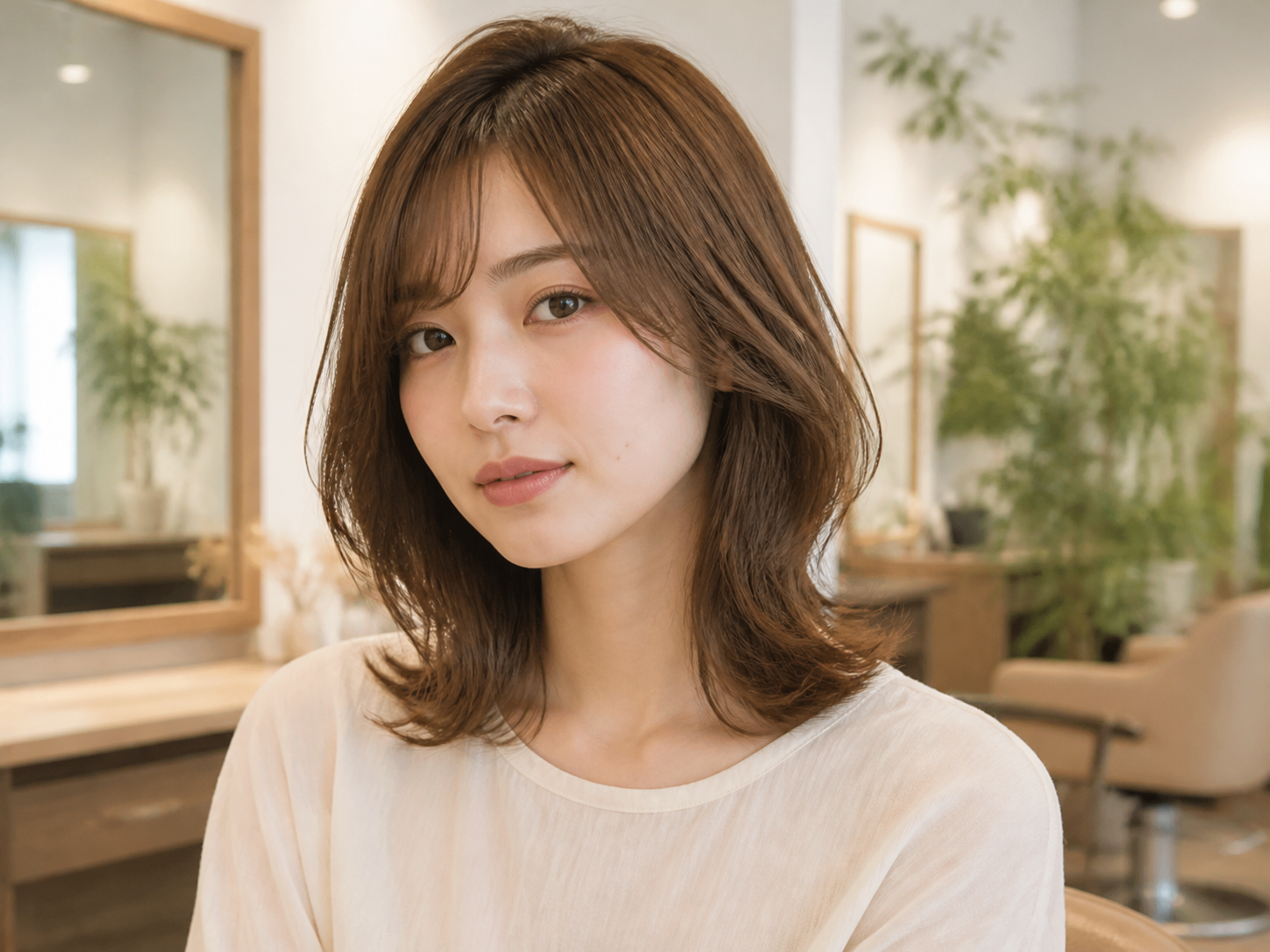 ひし形シルエットミディアムの施術事例